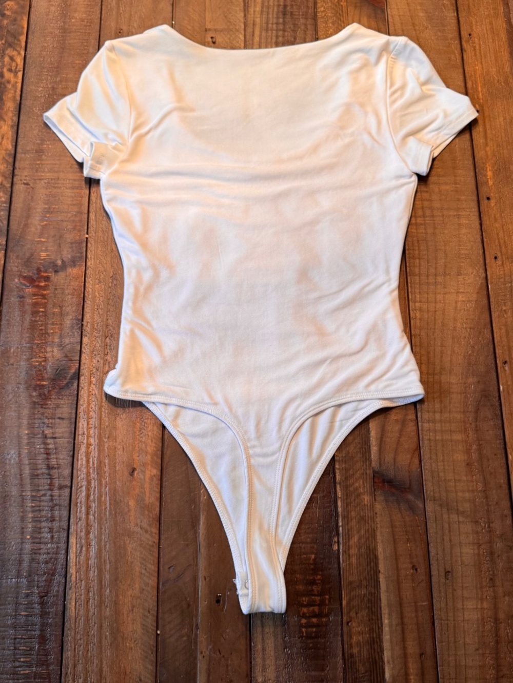 Pink Rose 2 Pack Scoop Neck Bodysuits. Size Small. Blush Pink & Cream - Picture 5 of 7